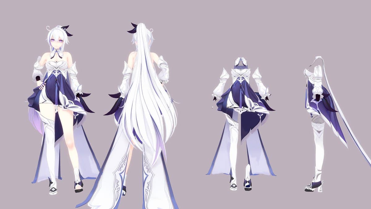 [配布] 崩坏3 琪亚娜（第二部） 服装及头模