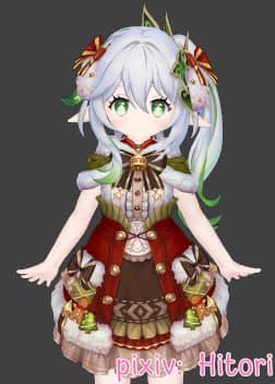 【キャラ配布】🎄Nahida Christmasナヒーダ 纳西妲