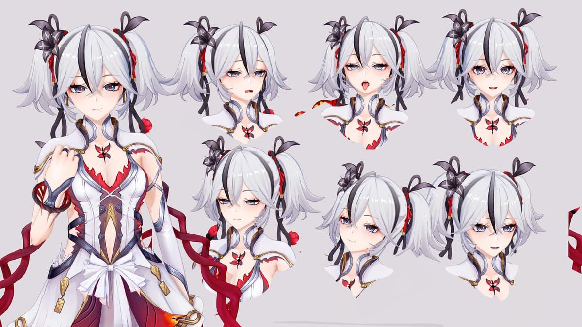 【キャラ配布】ツバキ 椿 Camellya