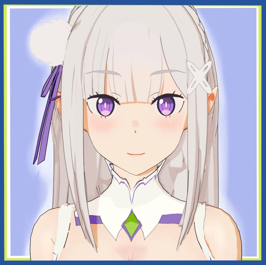 配布 Re:ゼロから始める異世界生活 リゼロ エミリア card