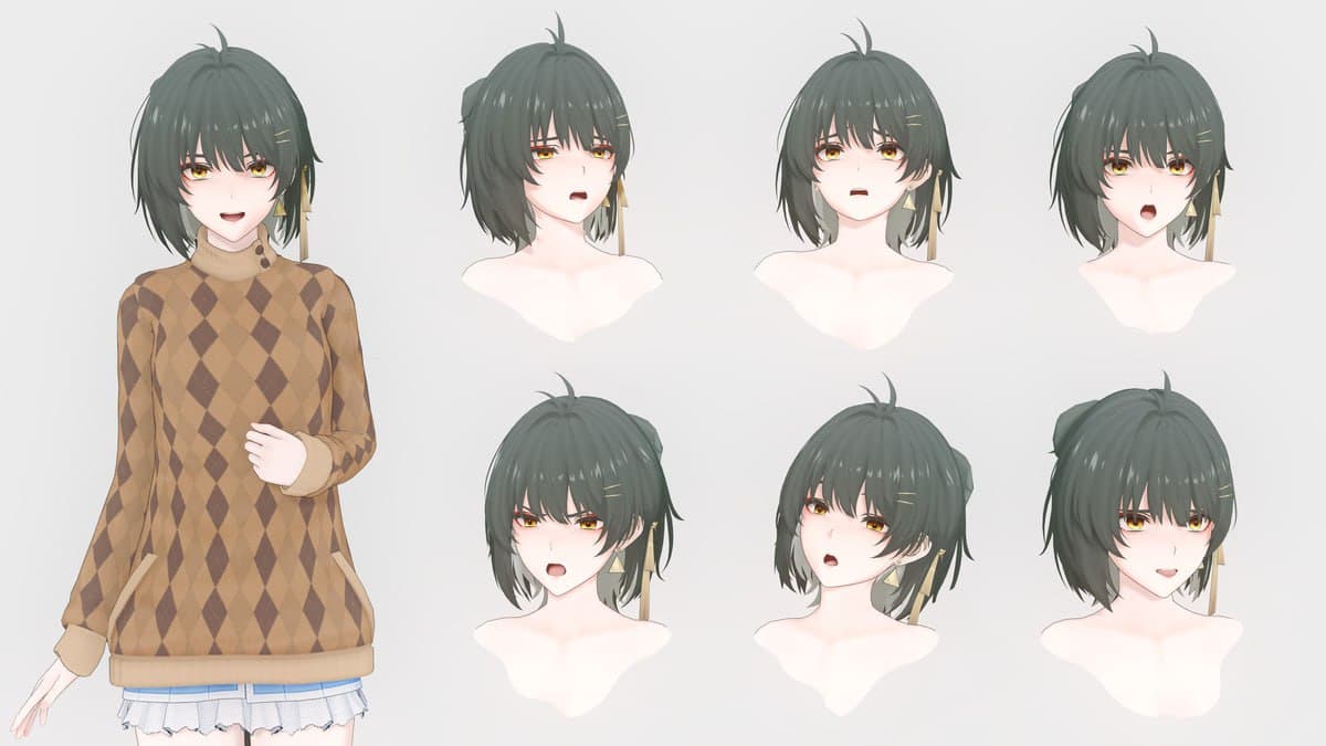 【鸣潮】＿女漂泊者＿Koikatsu＿HEAD　MOD