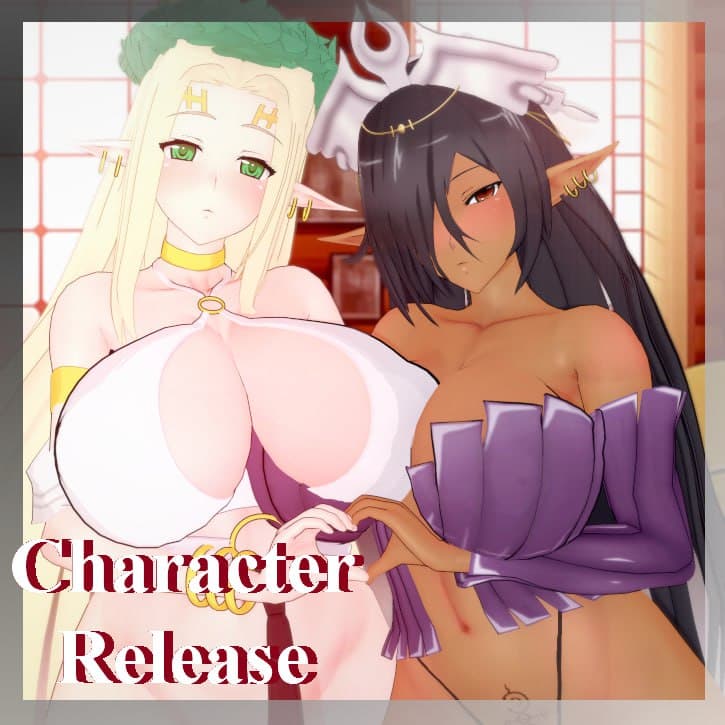 Celestine and Olga (Card)