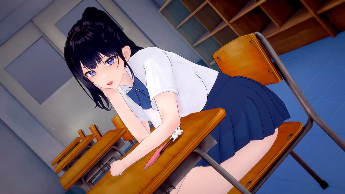 [キャラ配布] ヤリ教室の2年C組-獅子坂リサ