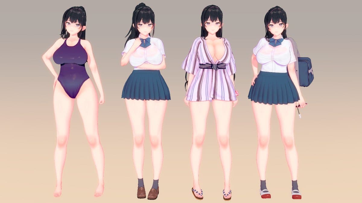 [キャラ配布] ヤリ教室の2年C組-獅子坂リサ