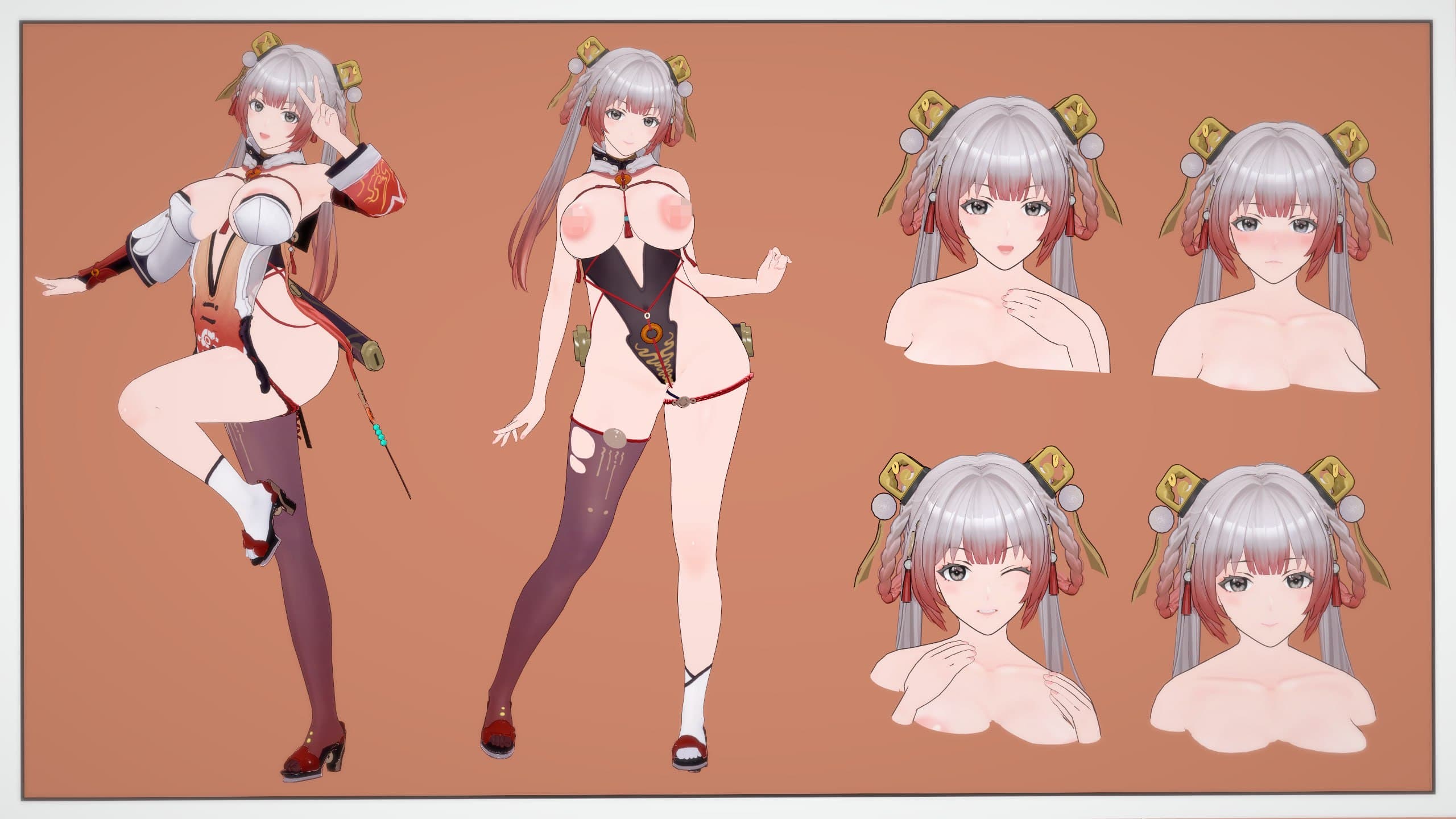 [キャラ配布] [Headmod] 尘白禁区 卜卜