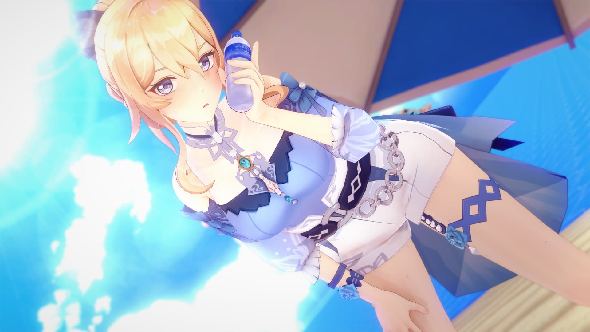 重绘贴图 原神琴-海风之梦