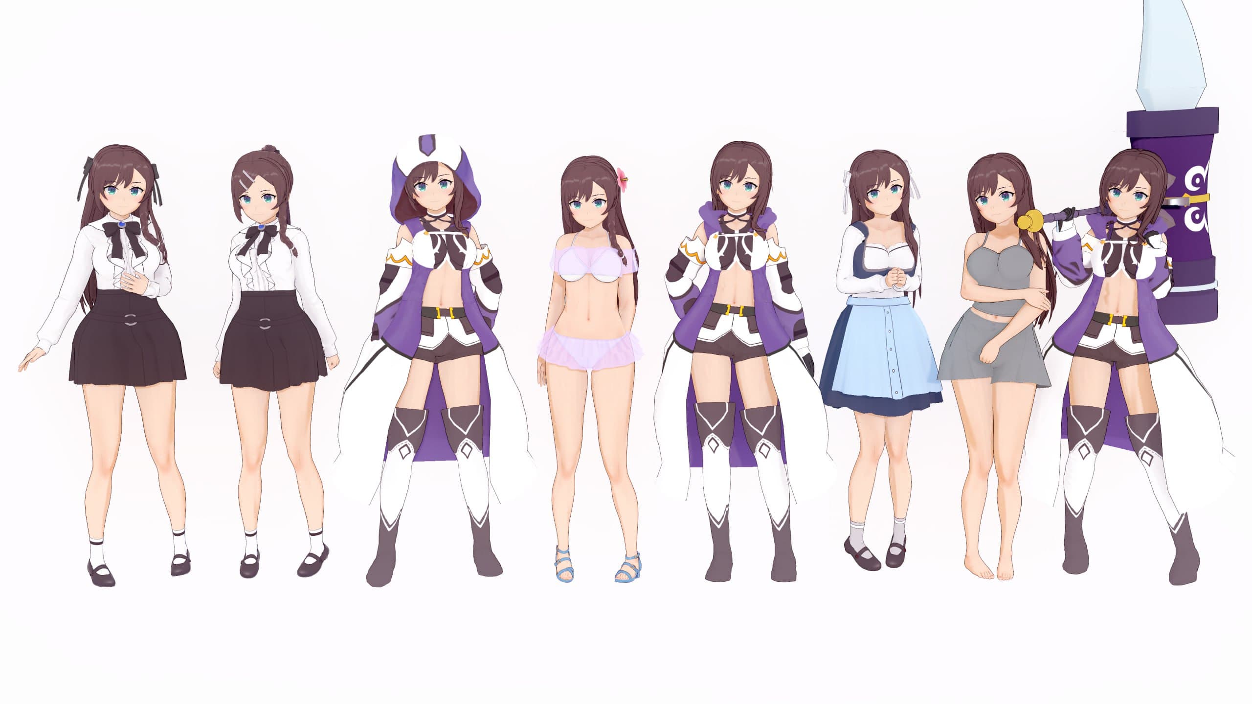 Koi Alina Clover Card + Scenes