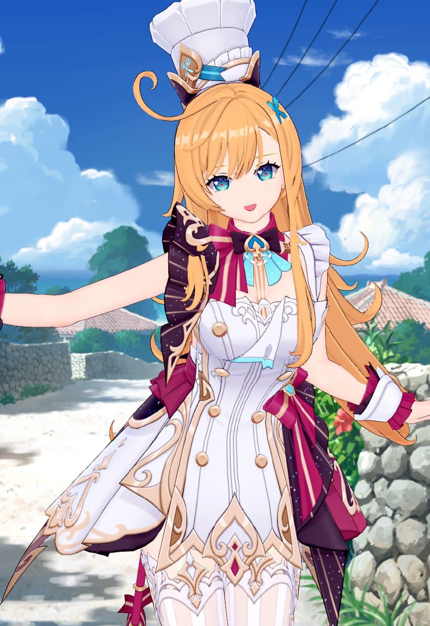 【キャラ配布】エスコフィエ(Escoffier) 爱可菲【無料】