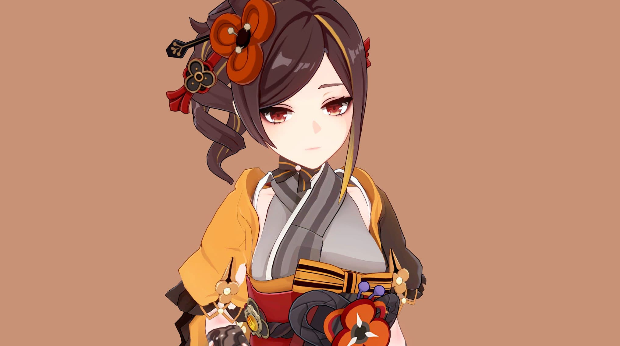 [キャラ配布]原神：千織 HeadMod Ref