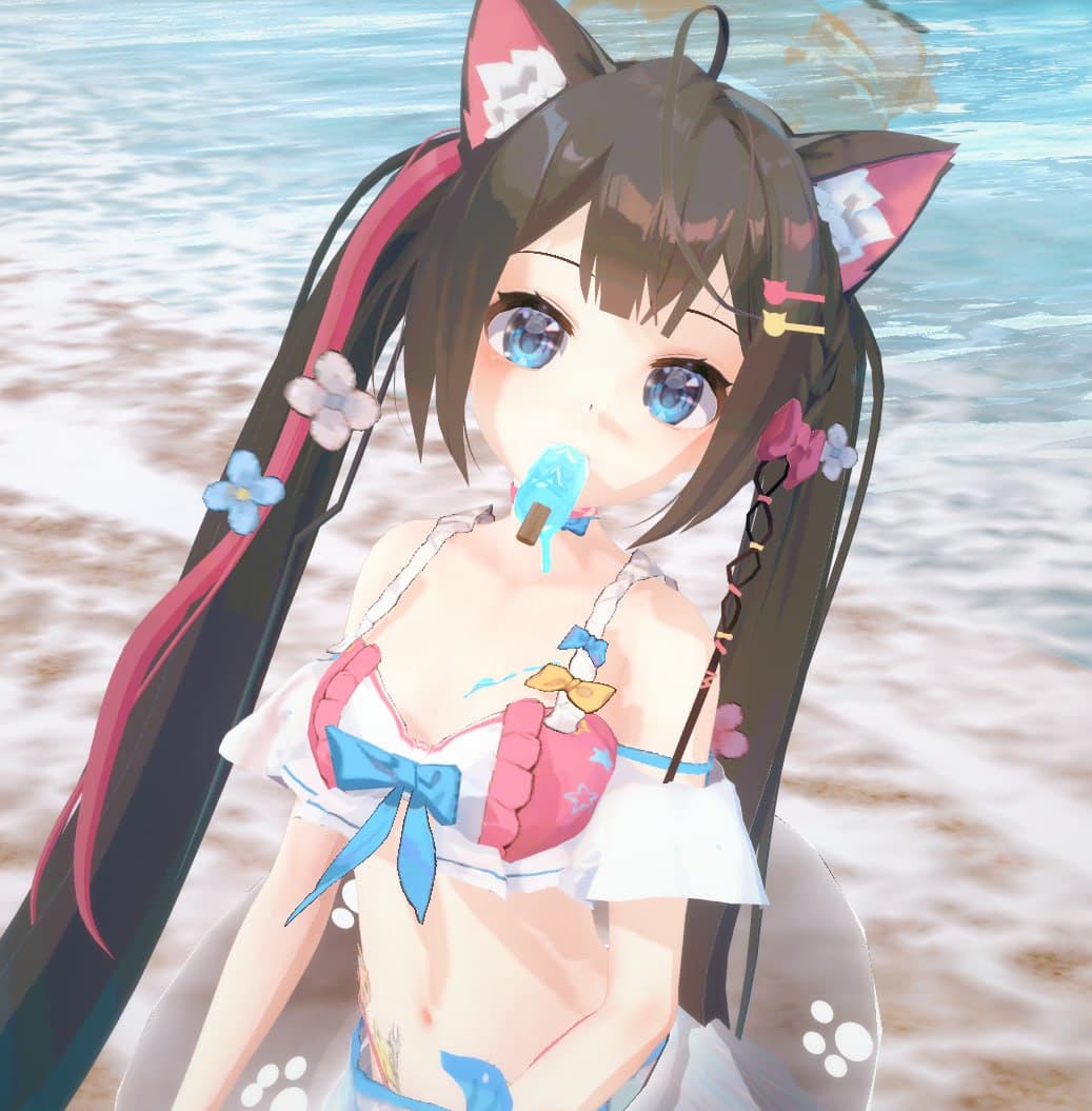 【キャラ配布】东爱璃_泳装璃