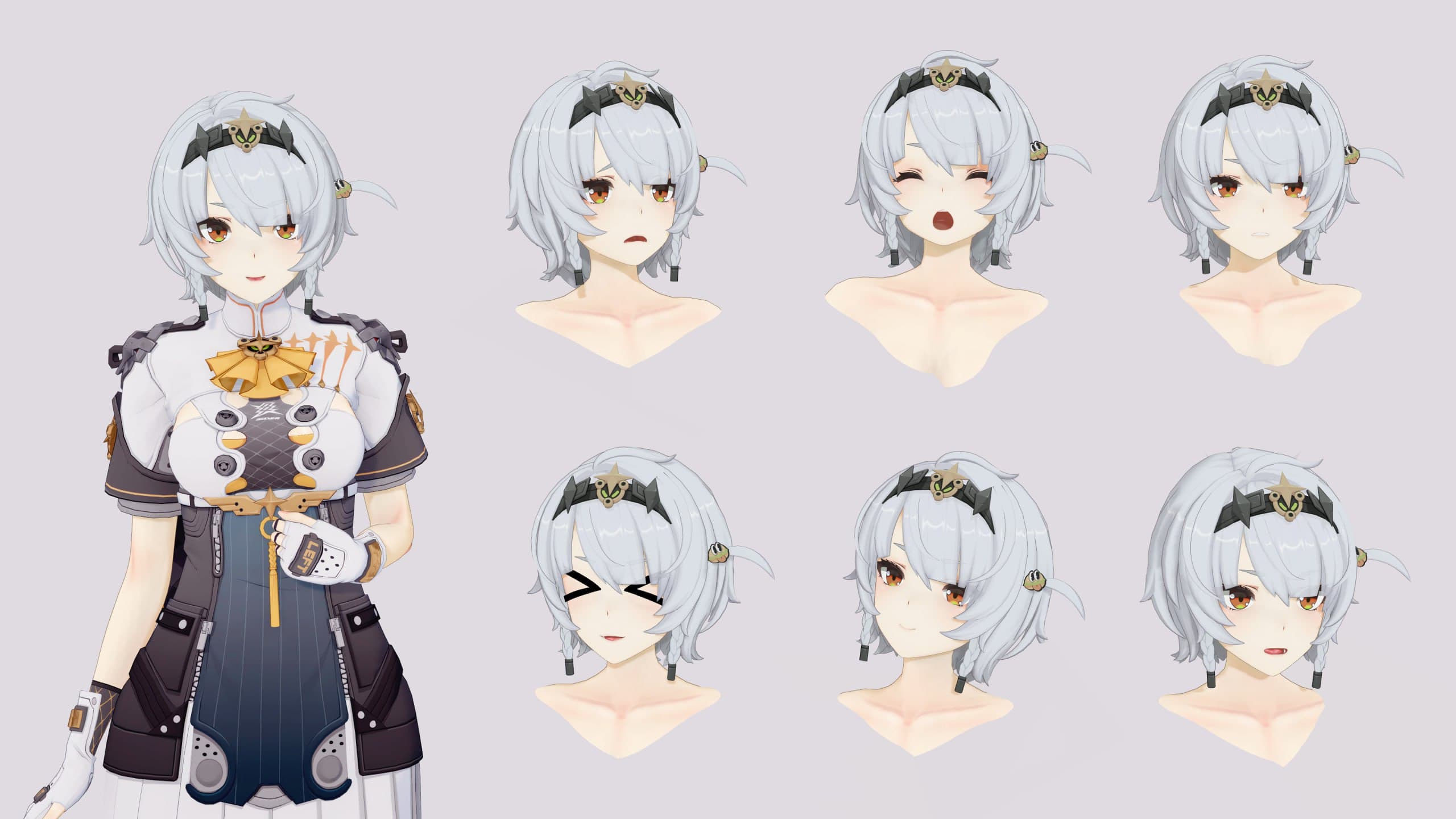 [配布] 绝区零 安比 头模