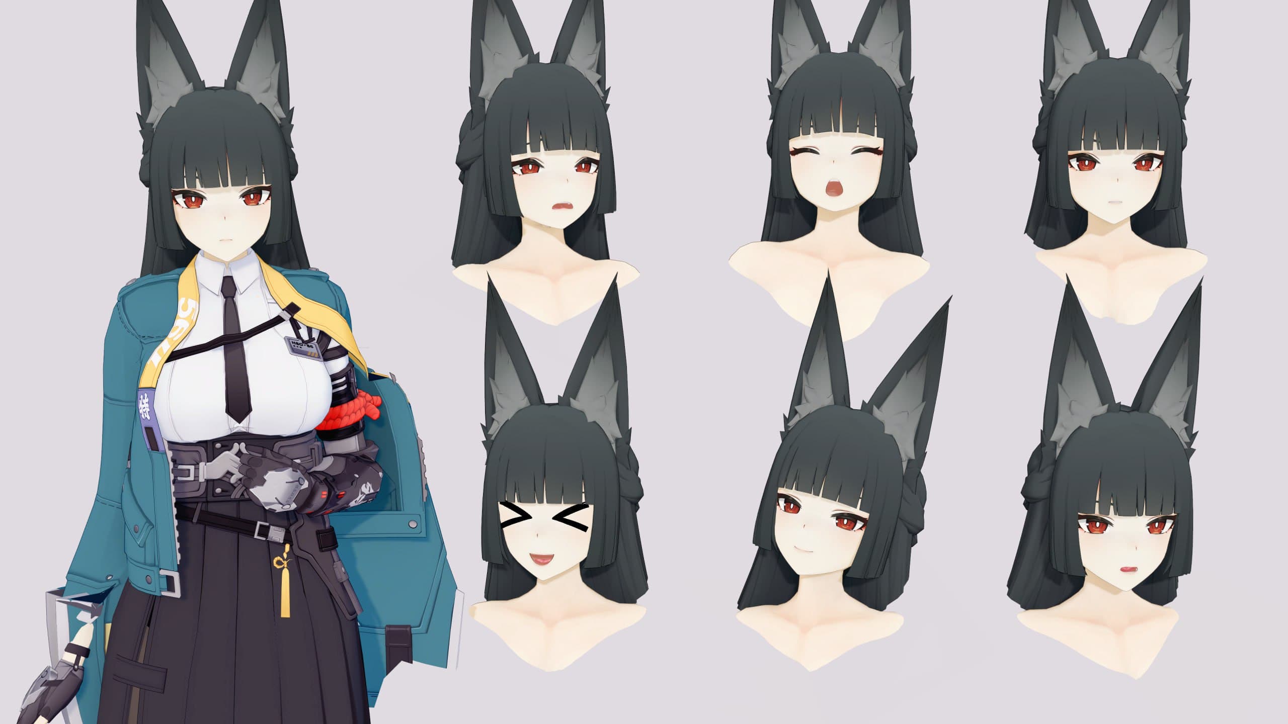 [配布] 绝区零 星见雅 头模