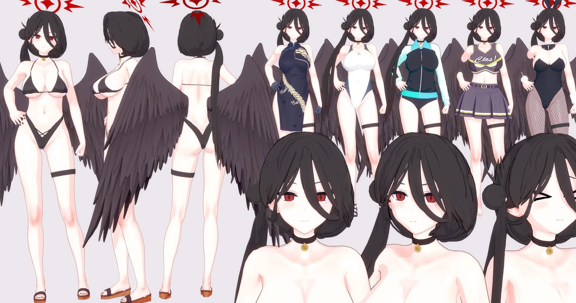 ブルーアーカイブ ハスミ(水着) 羽川ハスミ card