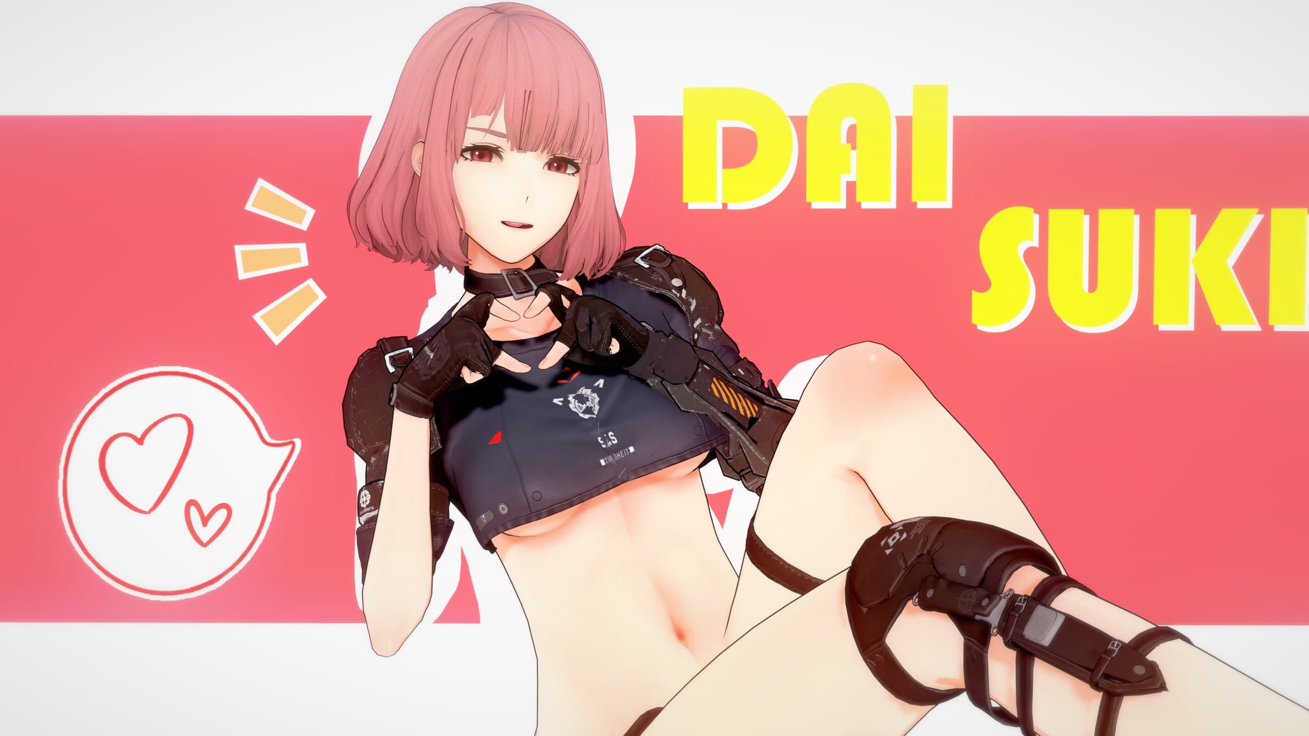 粉色大鬼头 headmod