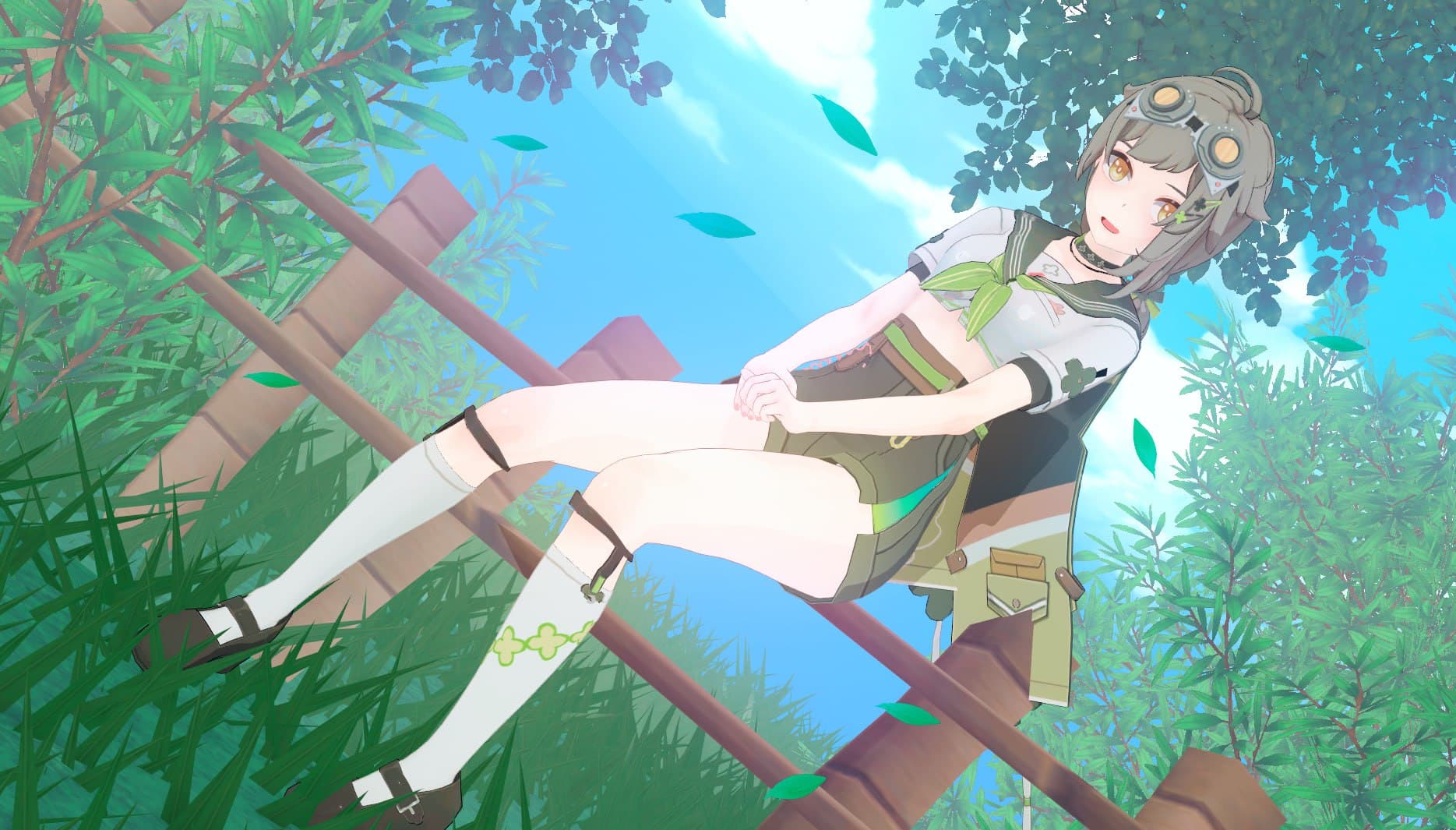 【キャラ配布】心夏水手服