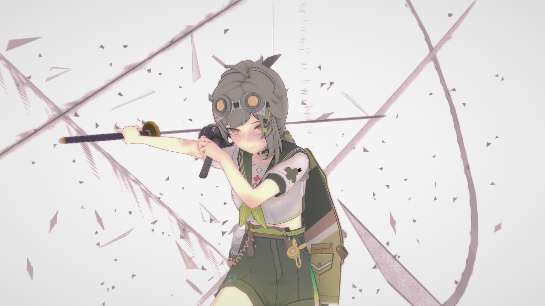 【キャラ配布】心夏水手服