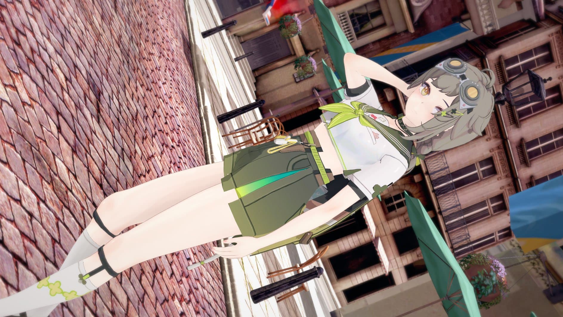 【キャラ配布】心夏水手服