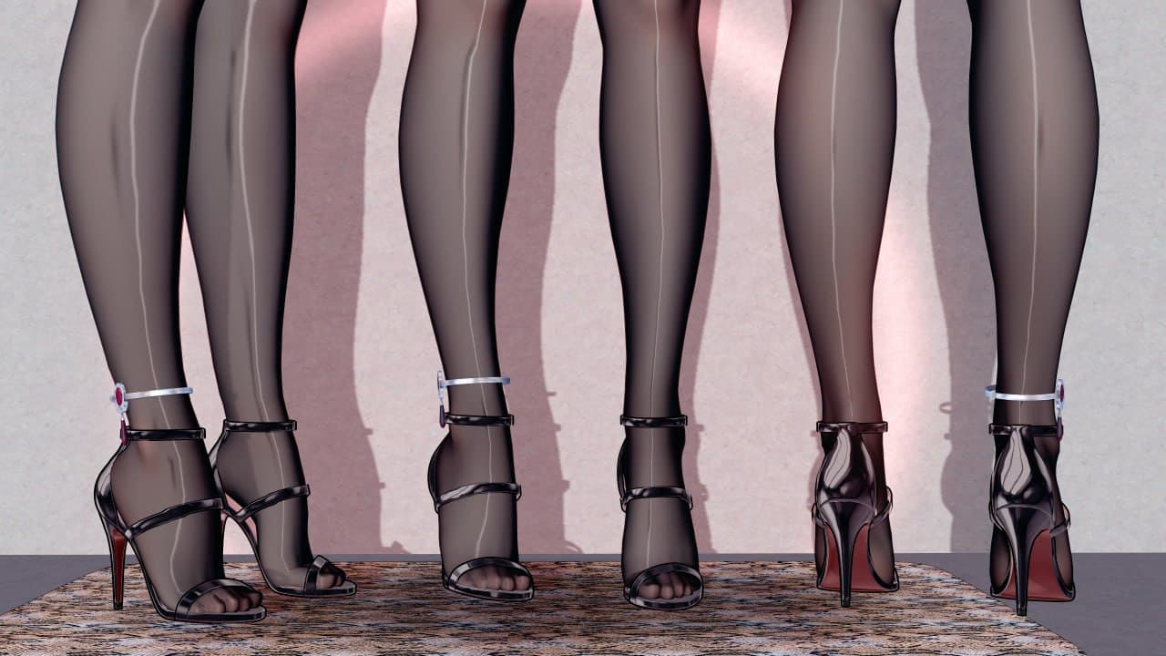 [高跟凉鞋Mod配布]三款高跟凉鞋A