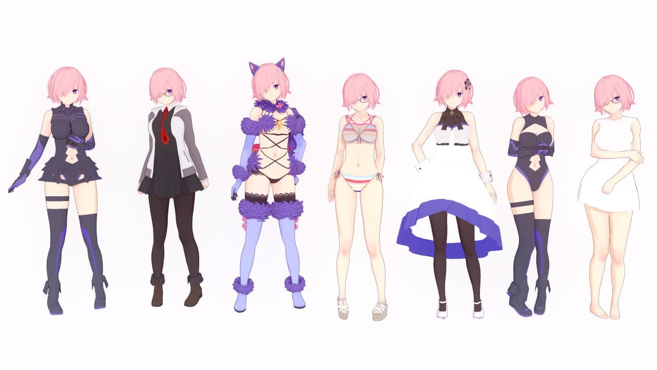 FGO Mashu 2.0 Card +Scenes