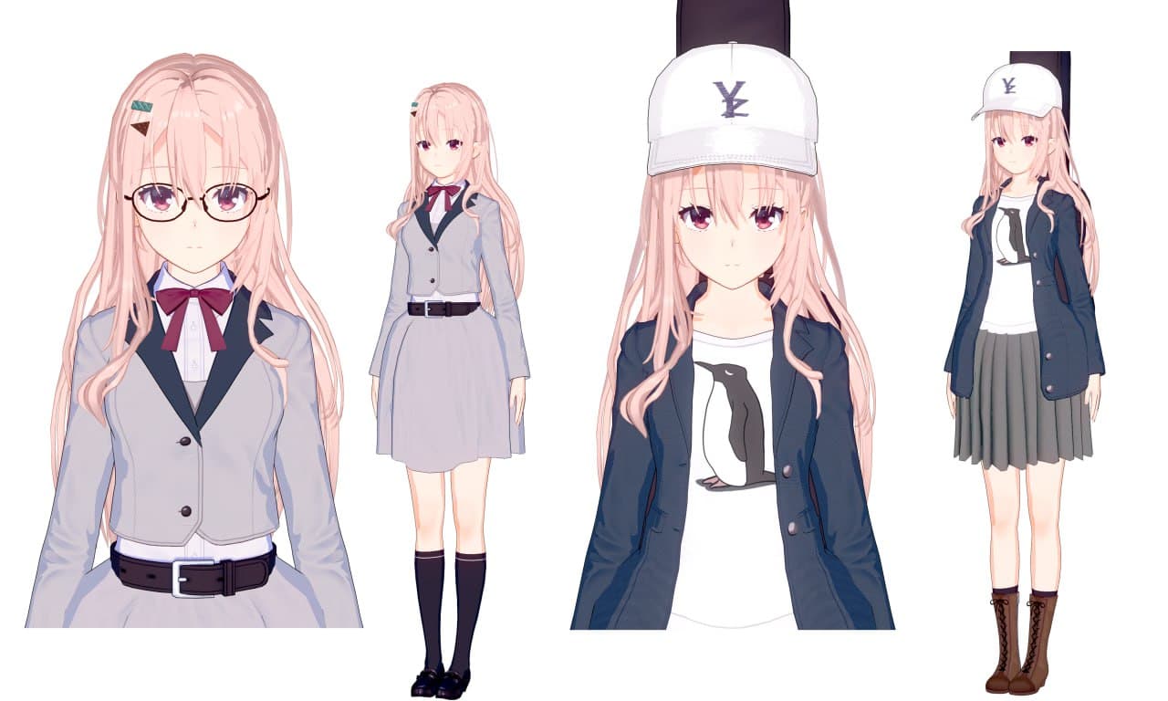 [キャラ配布] 陽見恵凪 Harumi Ena