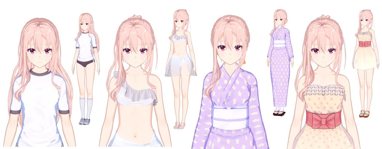 [キャラ配布] 陽見恵凪 Harumi Ena