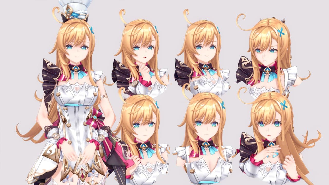 [キャラ配布] エスコフィエ / Escoffier / 爱可菲