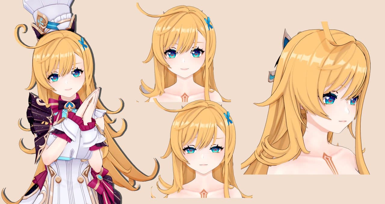 [キャラ配布]爱可菲Escoffier