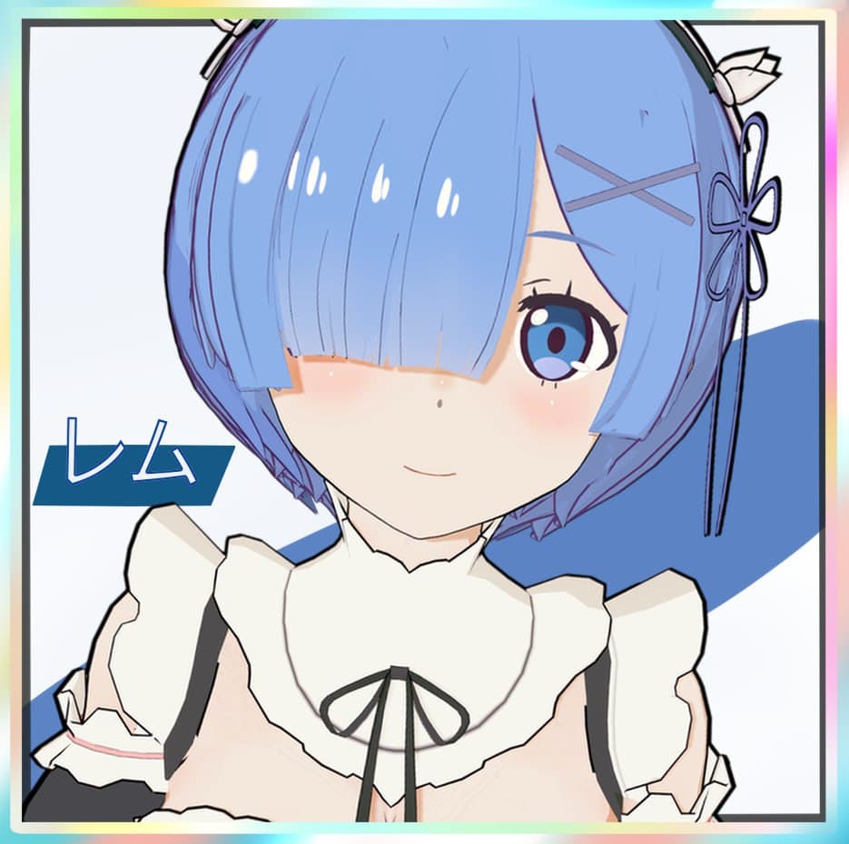 配布 Re:ゼロから始める異世界生活 リゼロ レム card