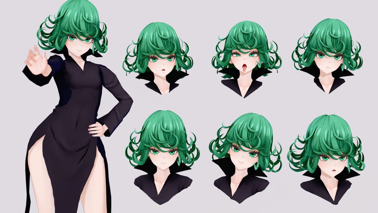 【キャラ配布】战栗のタツマキ Tatsumaki