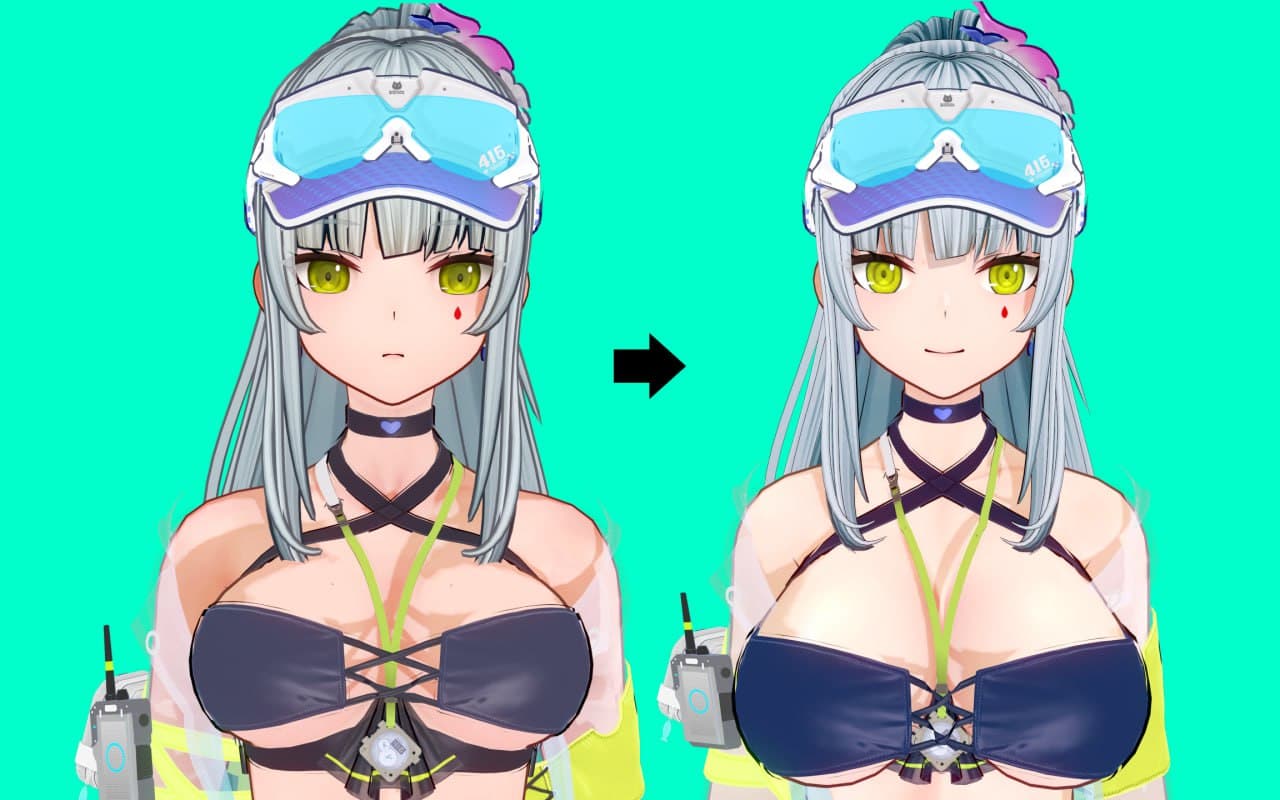 [キャラ配布]ドールズフロントライン2 クルカイ　HeadRef