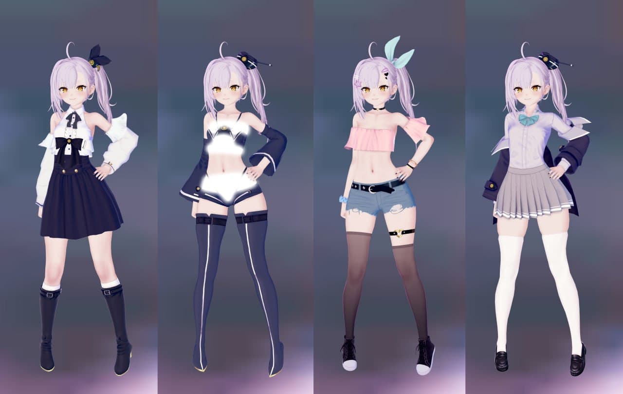 领洋者，做了4套（大声）衣服！