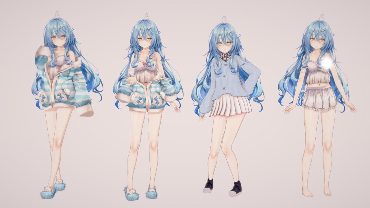 【G】雪花ラミィ - 部屋着