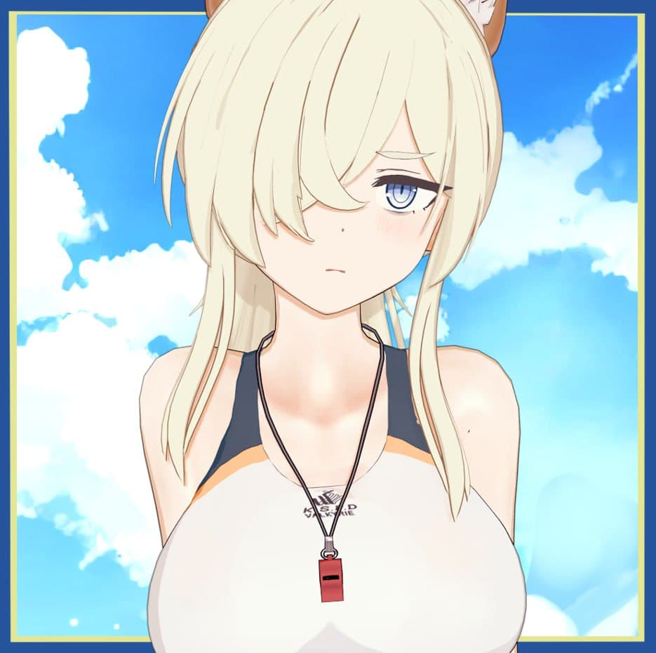 ブルーアーカイブ　カンナ(水着)　尾刃カンナ card