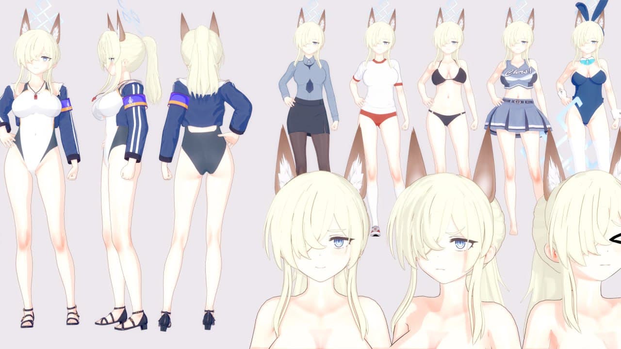 ブルーアーカイブ　カンナ(水着)　尾刃カンナ card