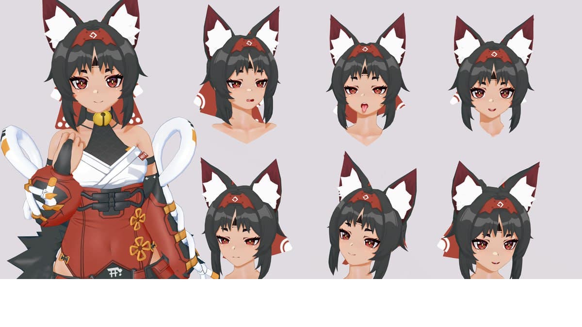 【キャラ配布】猫宮又奈 Nekomiya mana